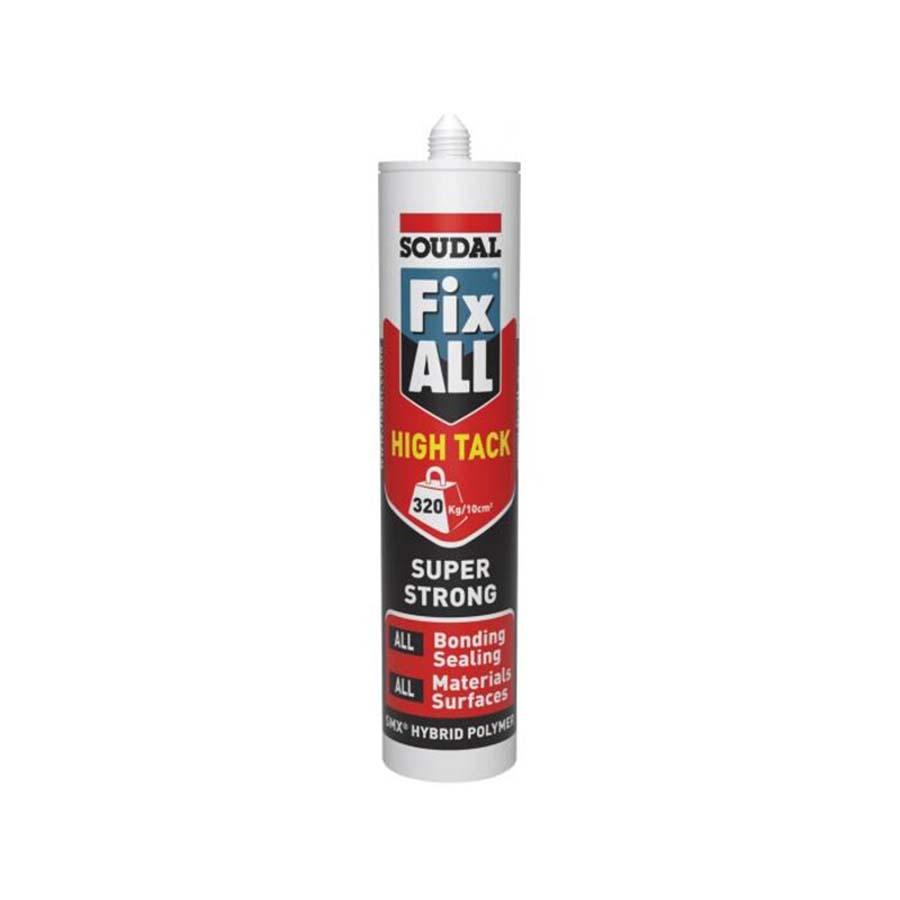 Picture of Soudal Fix All High Tack Super Strong Sealant & Adhesive 290ml Black