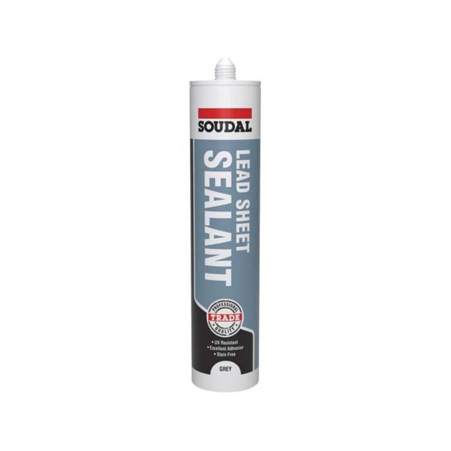 Picture of Soudal Trade Lead Sheet Sealant 290ml Grey