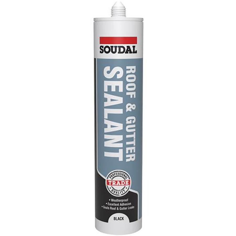 Picture of Soudal Trade Roof & Gutter Sealant 290ml Black