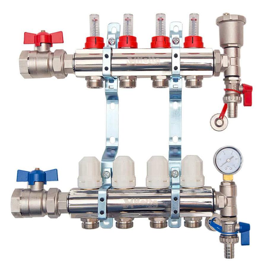 Hetta 4 Port Underfloor Heating Manifold