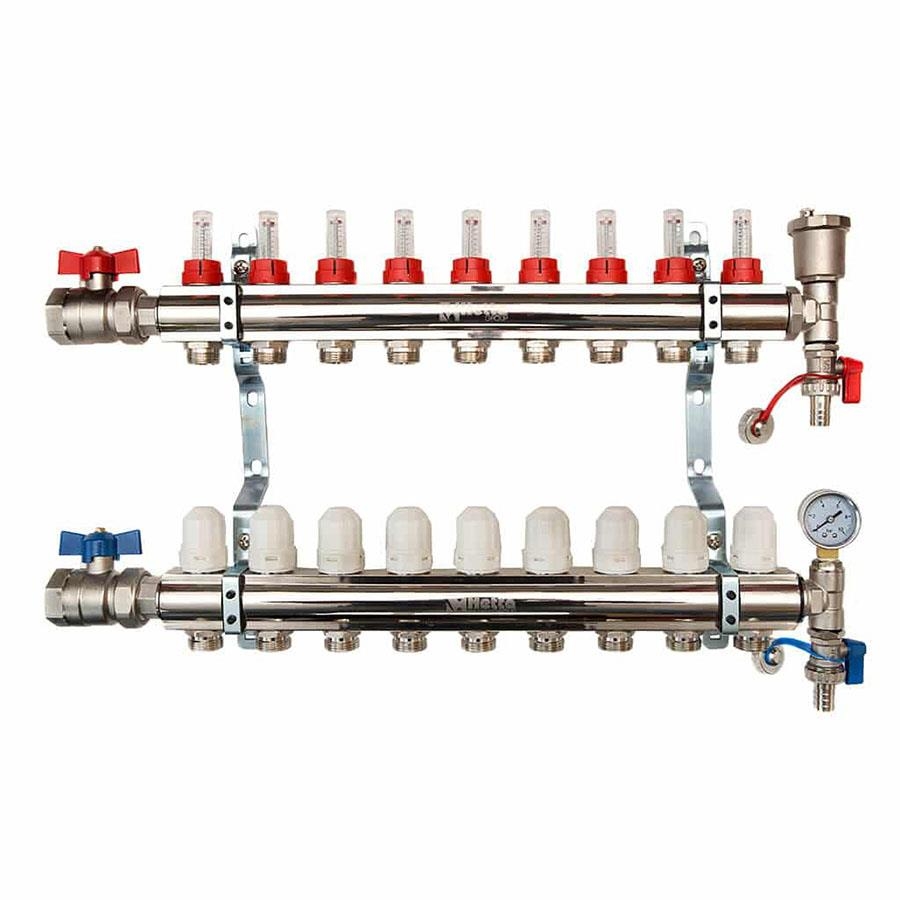 Picture of Hetta 9 Port Underfloor Heating Manifold