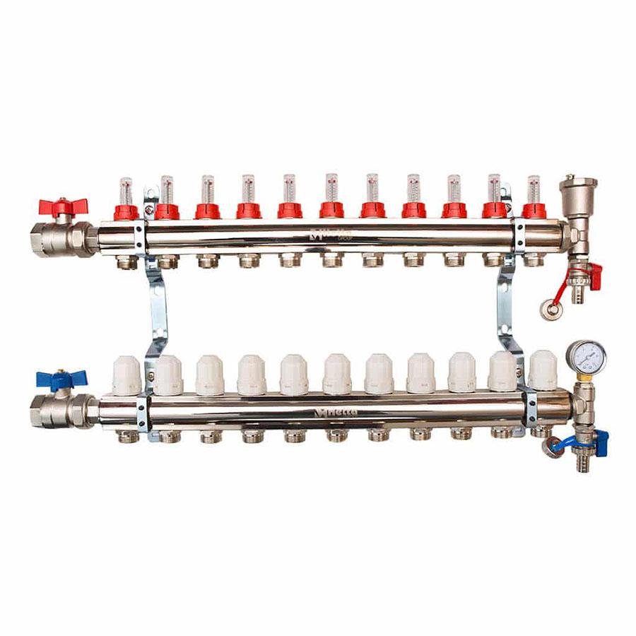 Hetta 11 Port Underfloor Heating Manifold