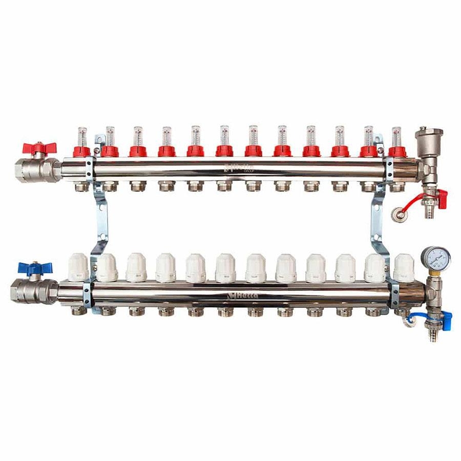 Picture of Hetta 12 Port Underfloor Heating Manifold