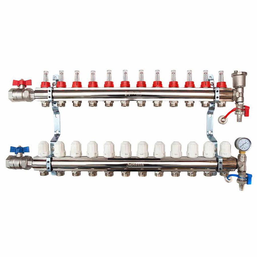 Hetta 12 Port Underfloor Heating Manifold