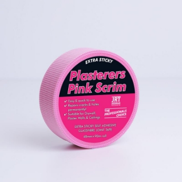 Show details for JRT Extra Sticky Scrim Tape 48mmx90m Pink Picture of JRT Extra Sticky Scrim Tape 48mmx90m Pink