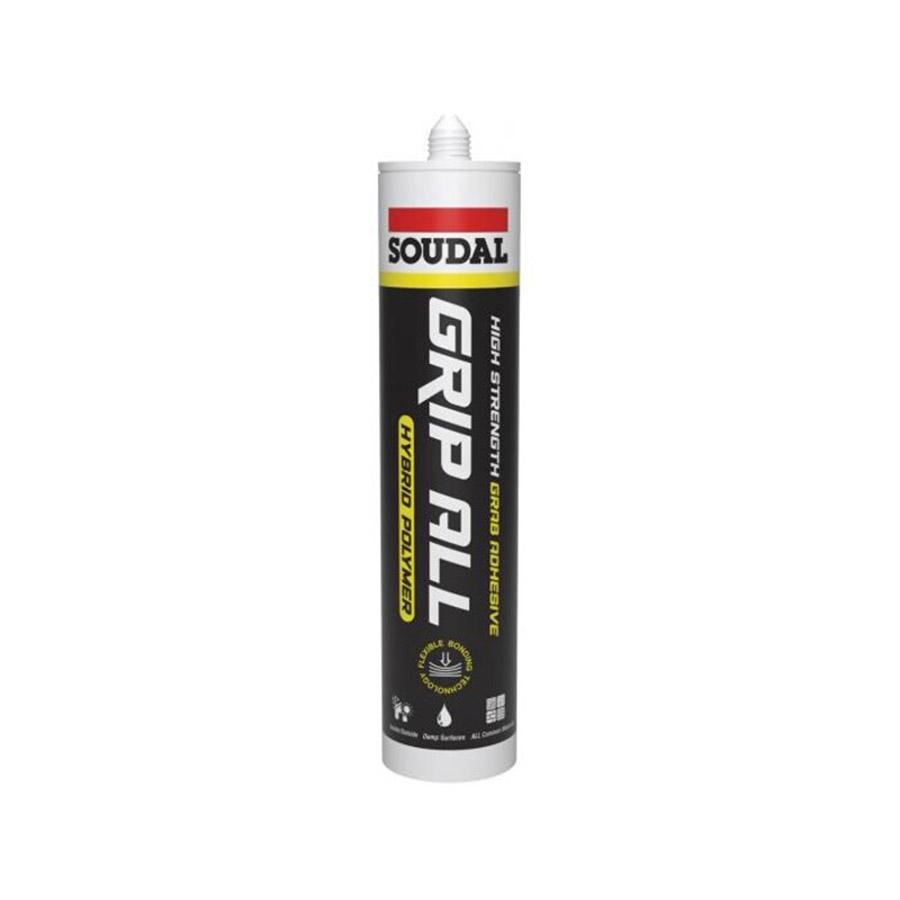 Picture of Soudal Grip All Hybrid Polymer Grab Adhesive 290ml Black