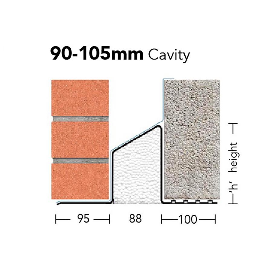 Picture of Keystone Steel Cavity Lintel 90mm S/K-90 900mm