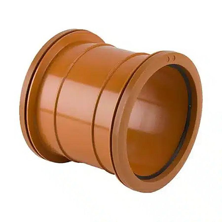 Picture of Brett Martin 110mm Drain Double Socket Slip Coupling 110mm B5001S