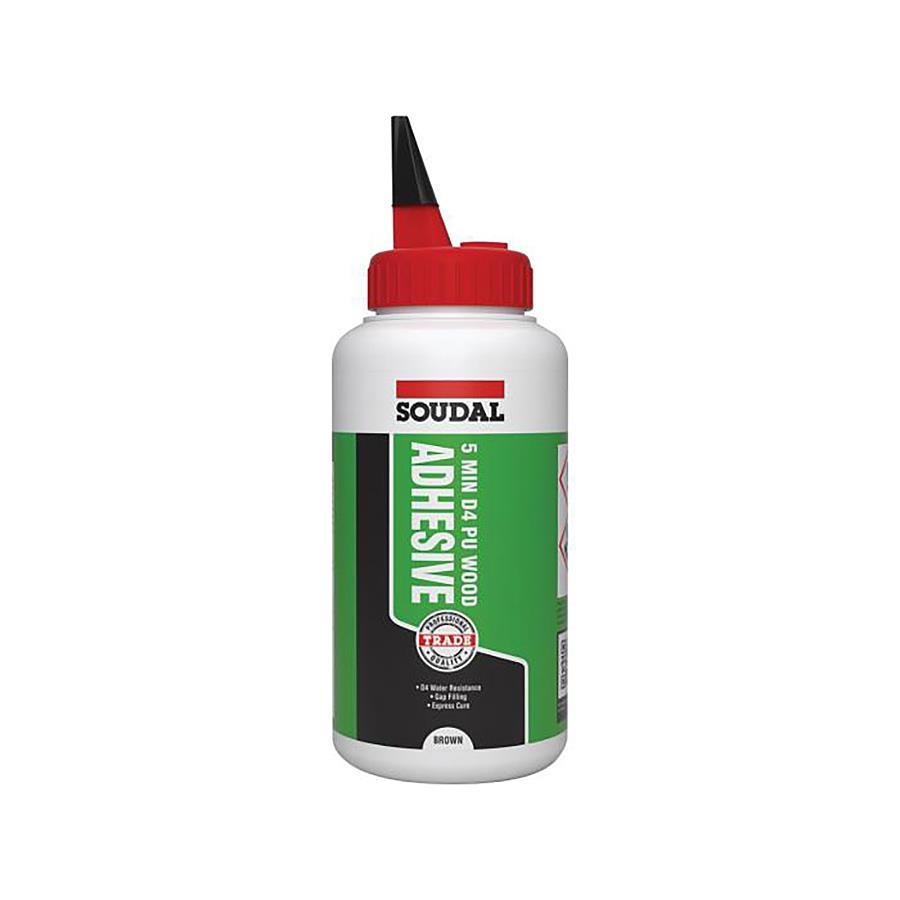 Picture of Soudal Trade Liquid PU Wood Adhesive 5 Minute 750g