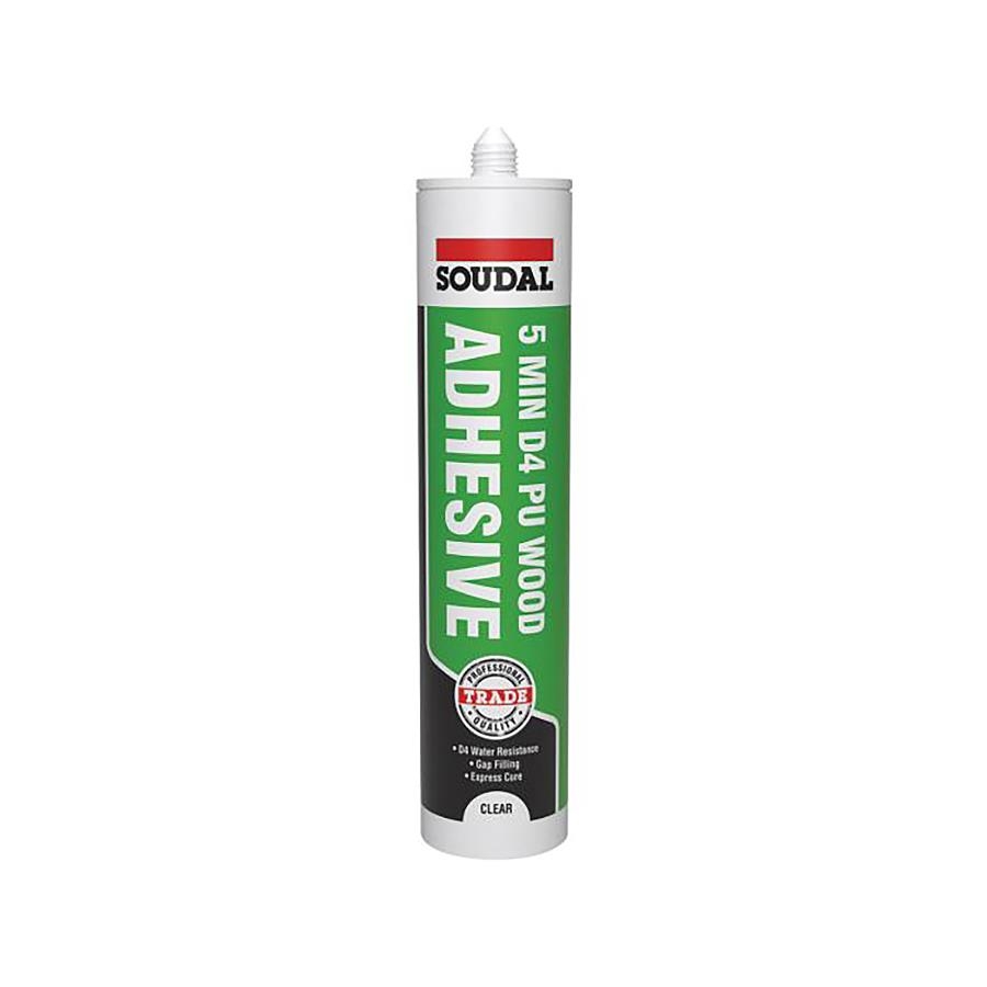 Picture of Soudal Trade Gel PU Wood Adhesive 5 Minute 290ml