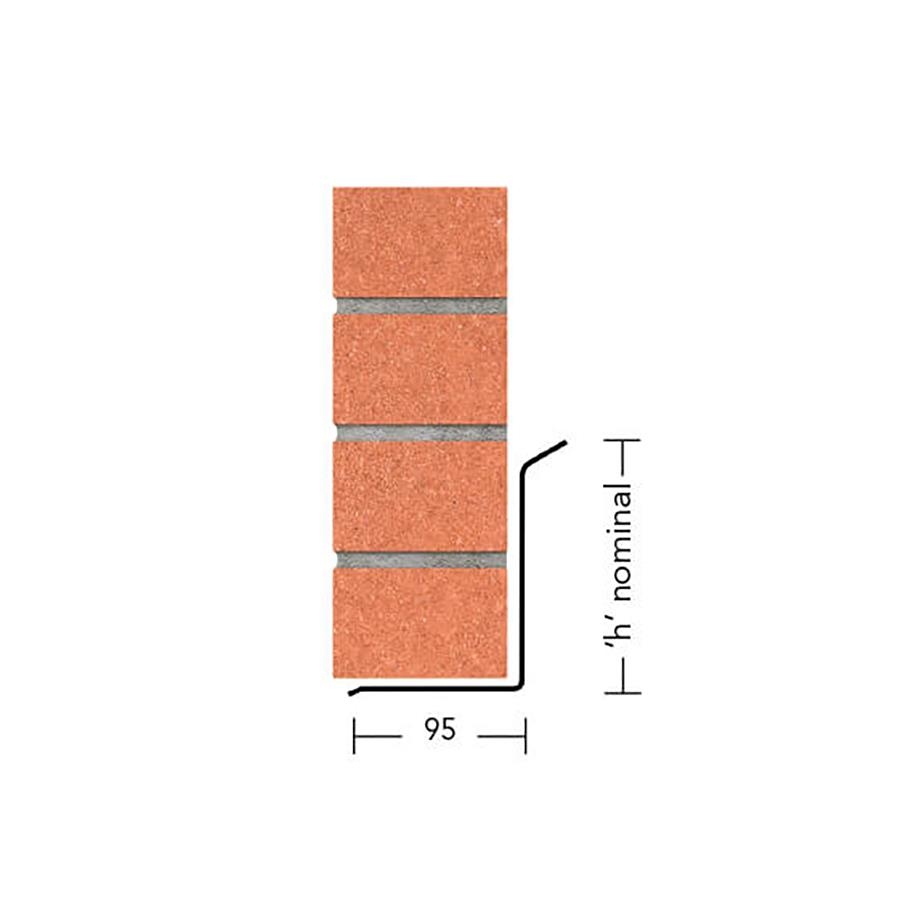 Picture of Keystone Steel Single Leaf L-Shape Lintel SB/K 900mm