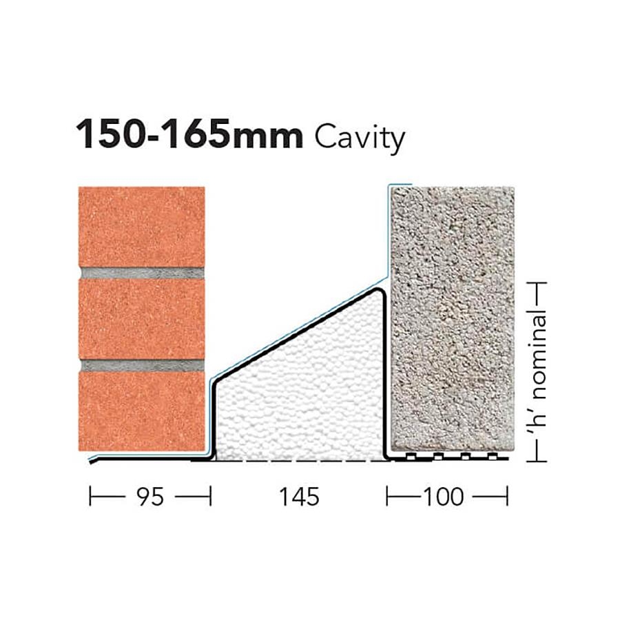 Picture of Keystone Steel Cavity Lintel 150mm S/K-150 1200mm