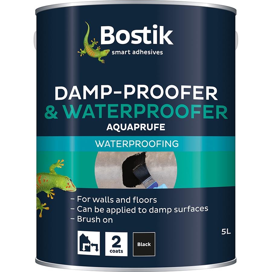 Picture of Bostik Aquaprufe Damp-proofer & Waterproofer 5L