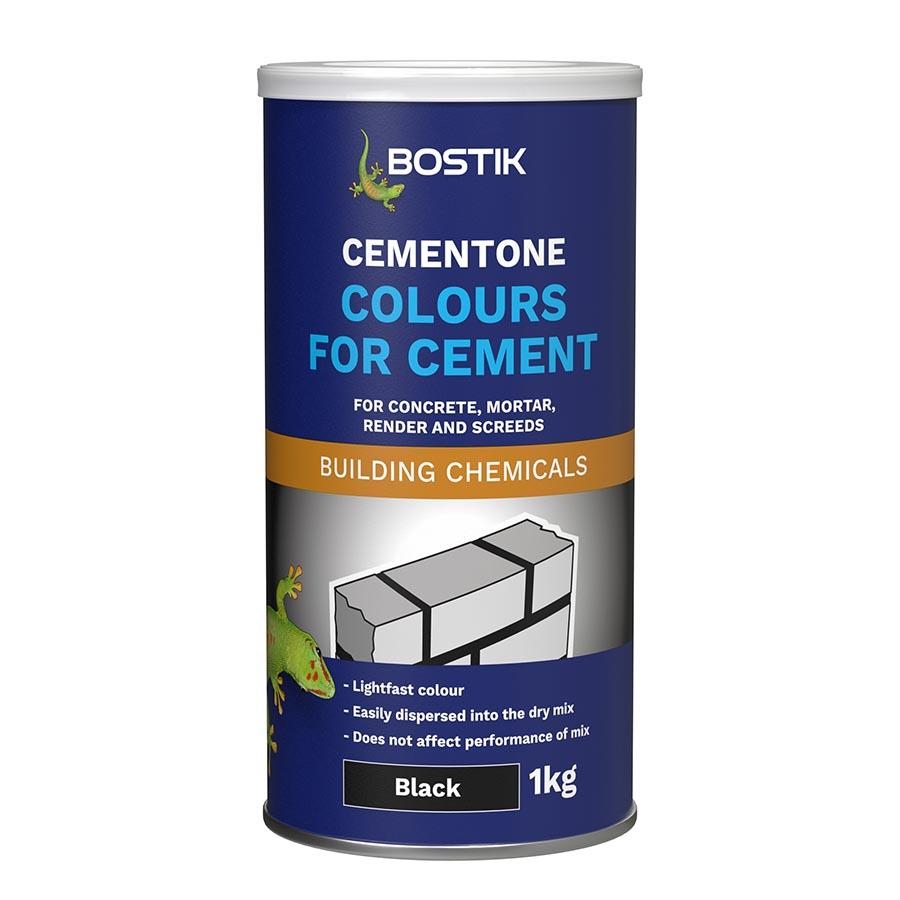 Picture of Bostik Cementone Colours For Cement Black 1kg