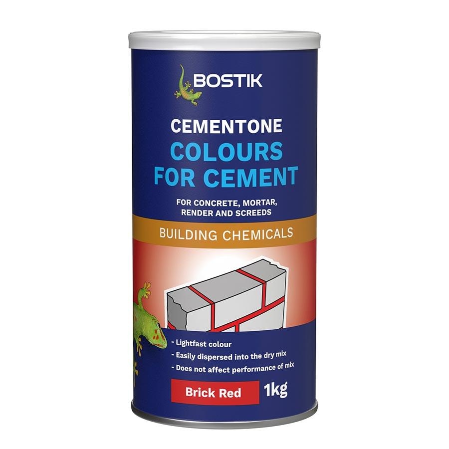 Picture of Bostik Cementone Colours For Cement Brick Red 1kg