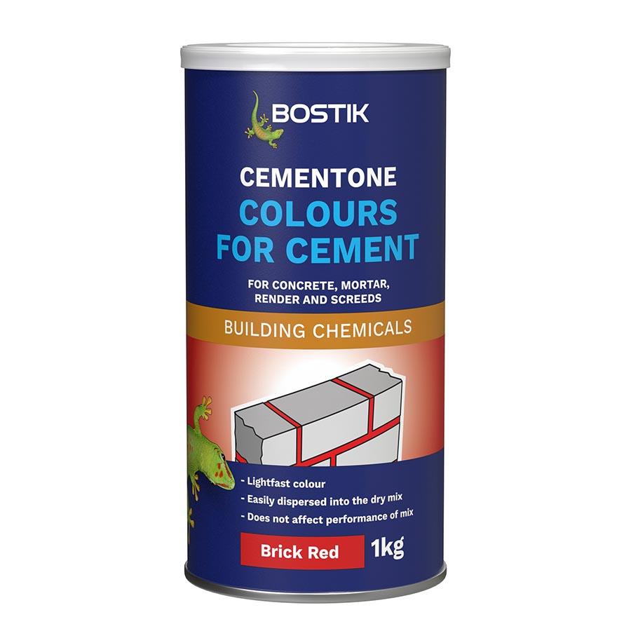 Bostik Cementone Colours For Cement Brick Red 1kg