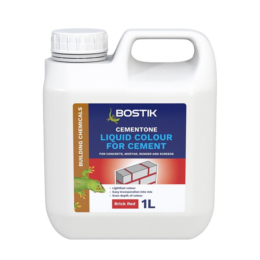 Bostik Cementone Liquid Colour For Cement Red 1L