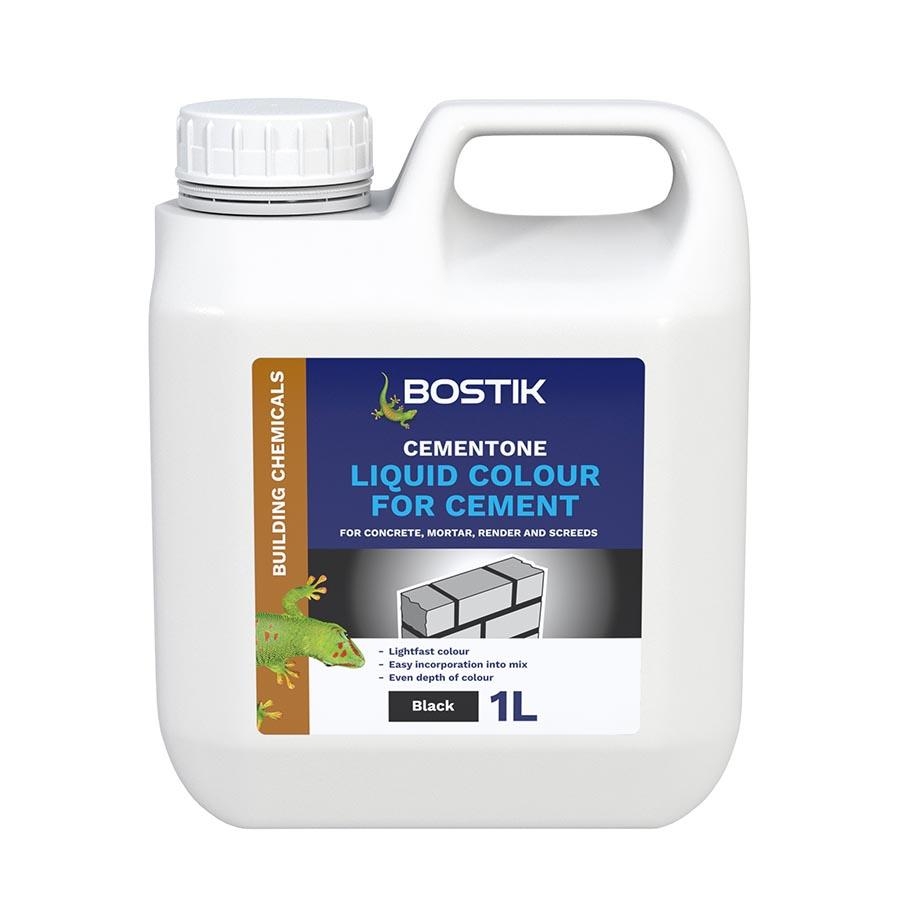 Picture of Bostik Cementone Liquid Colour For Cement Black 1L