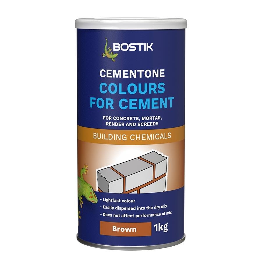 Picture of Bostik Cementone Colours For Cement Russet Brown 1kg