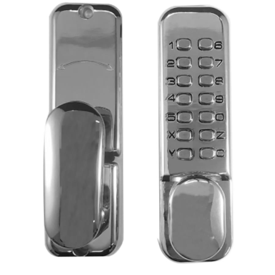 Picture of Sichern Digital Lock with Holdback Satin Chrome