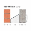 Picture of Keystone Steel Cavity Lintel 150mm S/K-150 900mm