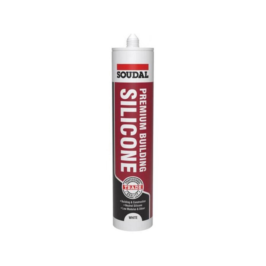 Picture of Soudal Trade Premium Building Silicone 290ml White