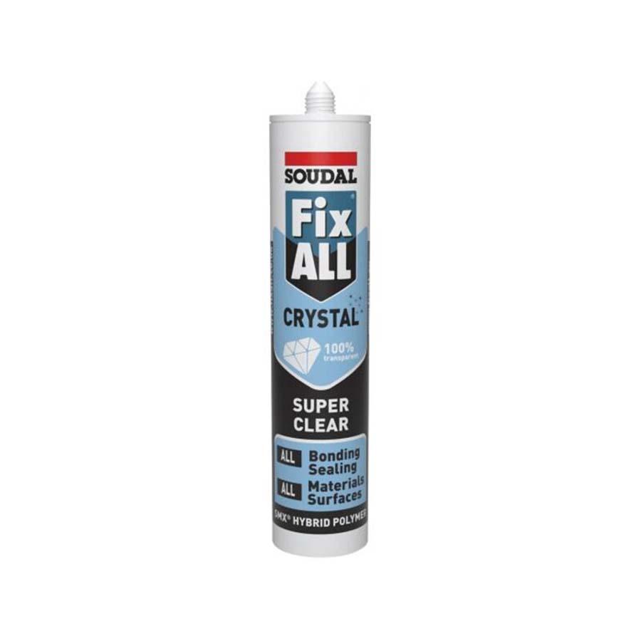 Picture of Soudal Fix All Crystal Sealant & Adhesive 290ml Crystal Clear