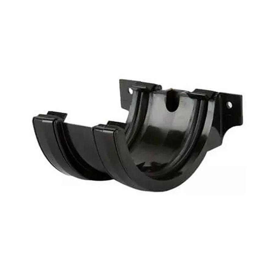 Picture of Brett Martin 112mm Roundstyle Gutter Union Bracket Black BR044B