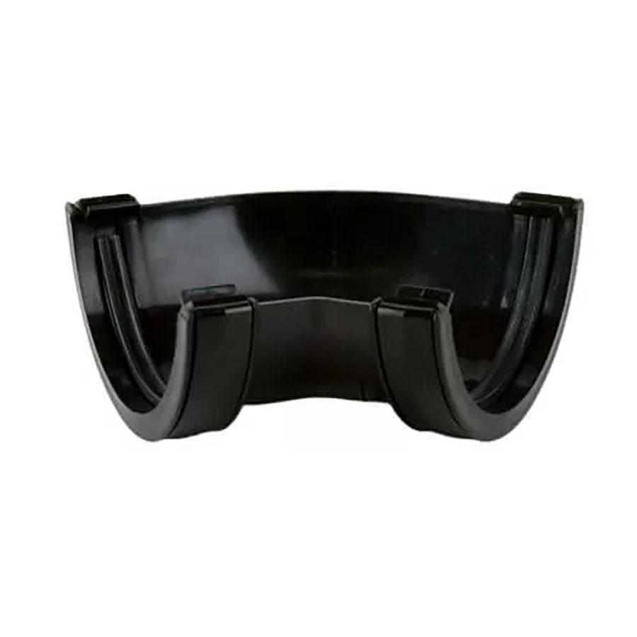 Picture of Brett Martin 112mm Roundstyle Gutter Angle 135 degree Black BR049B