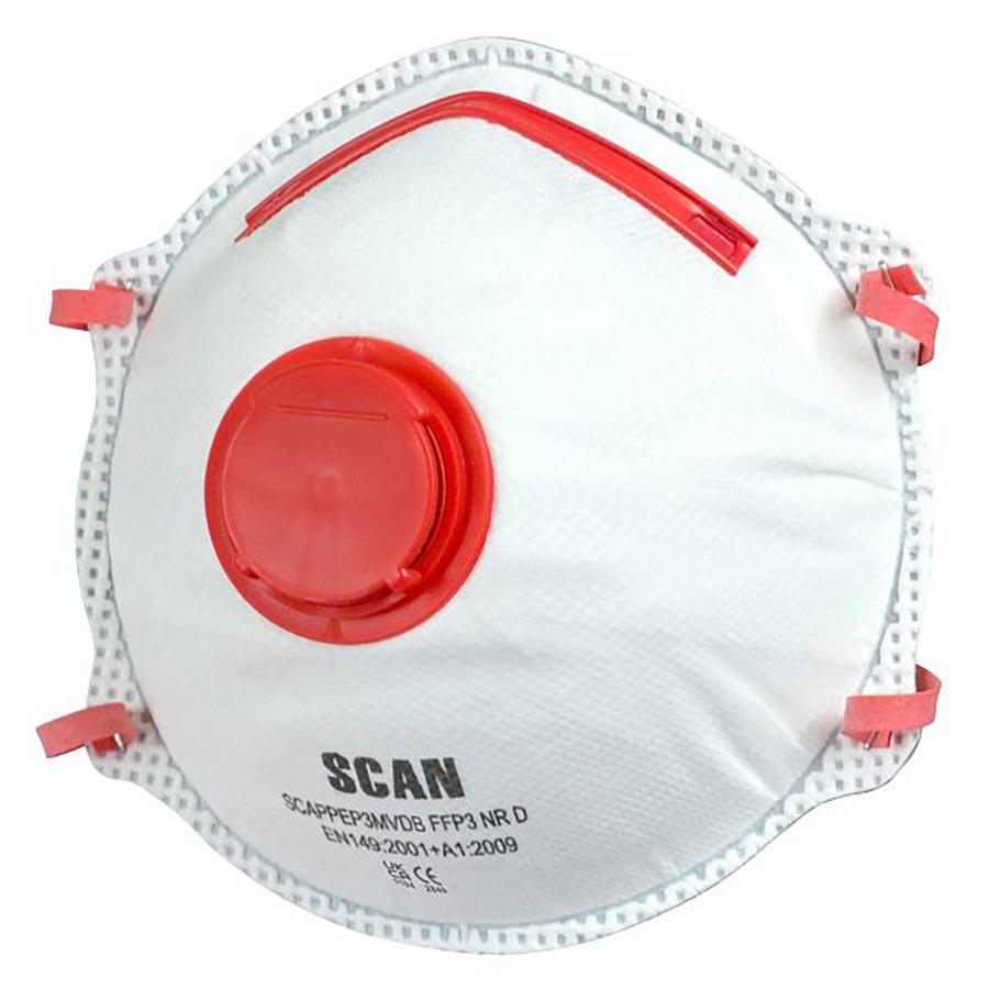 Picture of Scan Premier Valved Disposable Mask FFP3 Pack 2