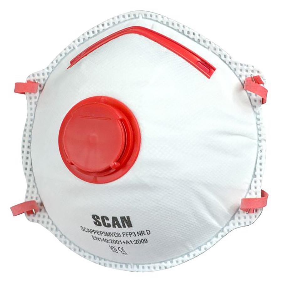 Picture of Scan Premier Valved Disposable Mask FFP3 Pack 10