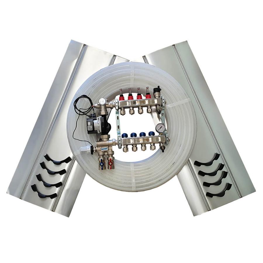 Underfloor Heating Plated Pack 100M2