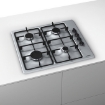 Bosch Series 2 Gas Hob 60cm Stainless steel PBP6B5B60 Ring Inset