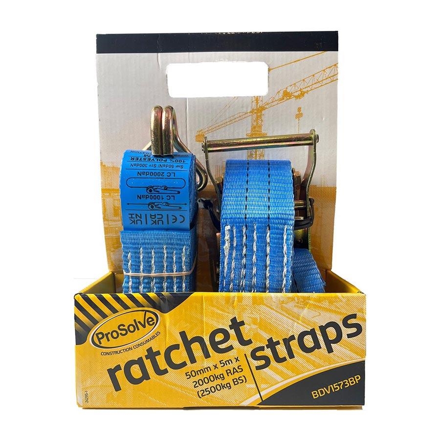 Picture of Prosolve Ratchet Strap 50mmx5m 2000kg RAS Pk1 Blue