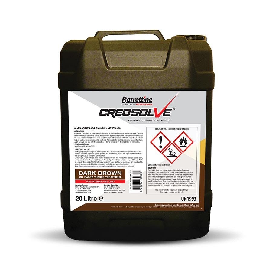 Picture of Barrettine Creosolve Dark Brown 20L