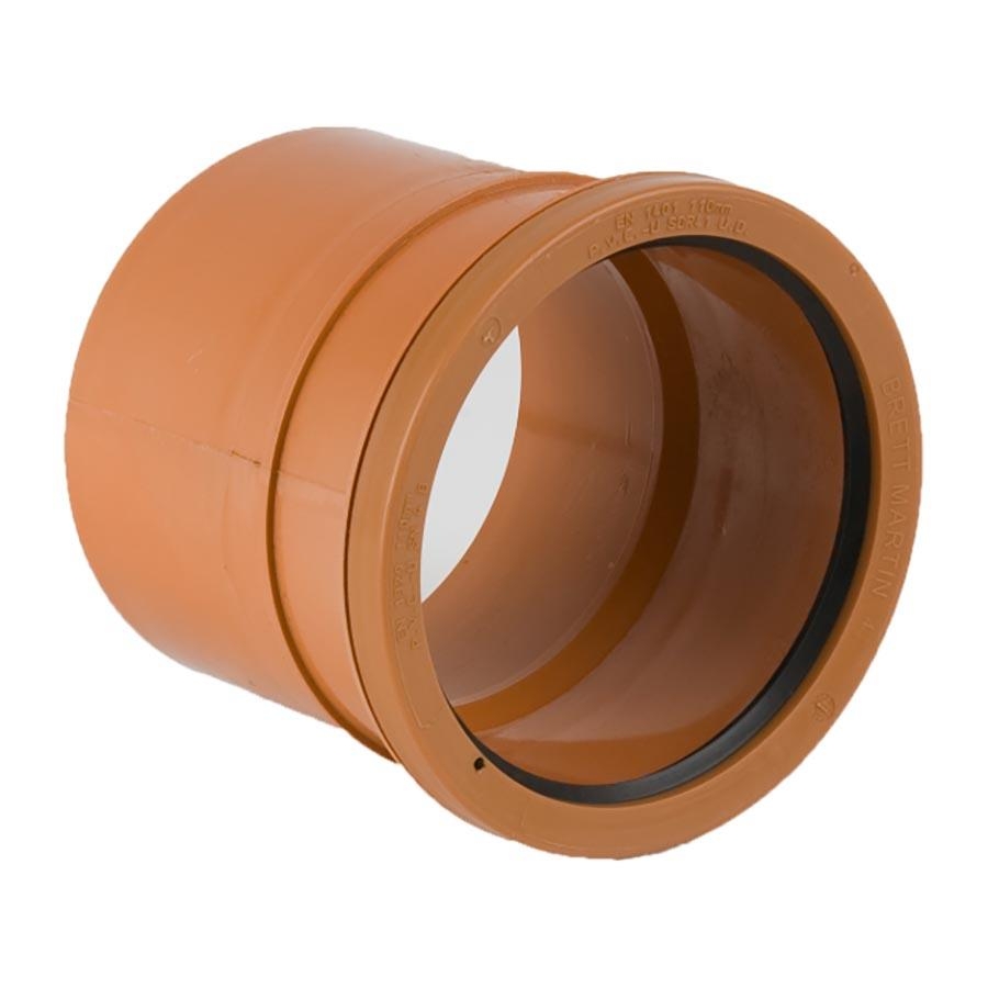 Picture of Brett Martin 110mm Drain Single Socket Coupling 110mm B5011