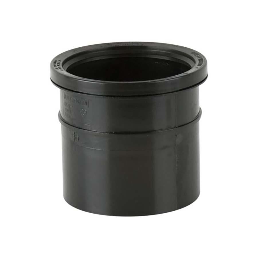 Picture of Brett Martin Soil Single Socket Connector 110mm Black BS432B