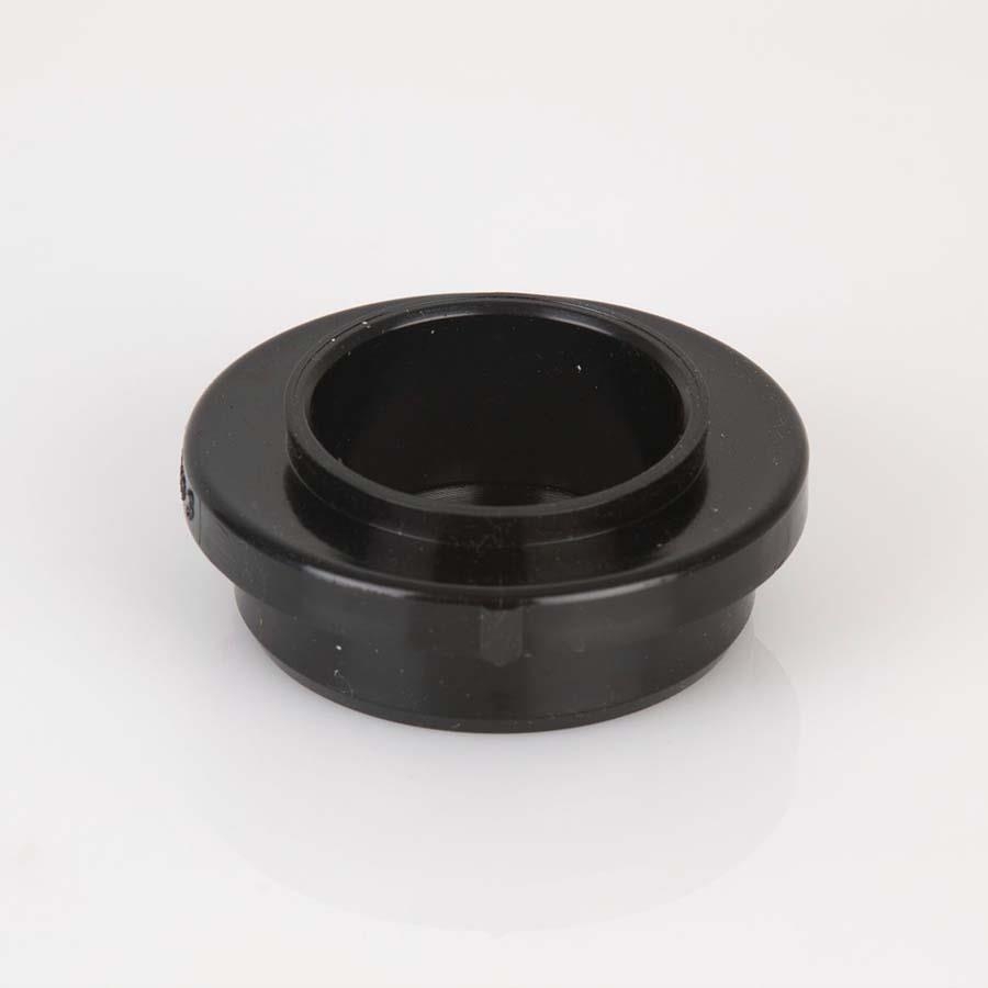 Picture of Brett Martin Solvent Waste Angled Solvent Adaptor 40mm Black BW8B