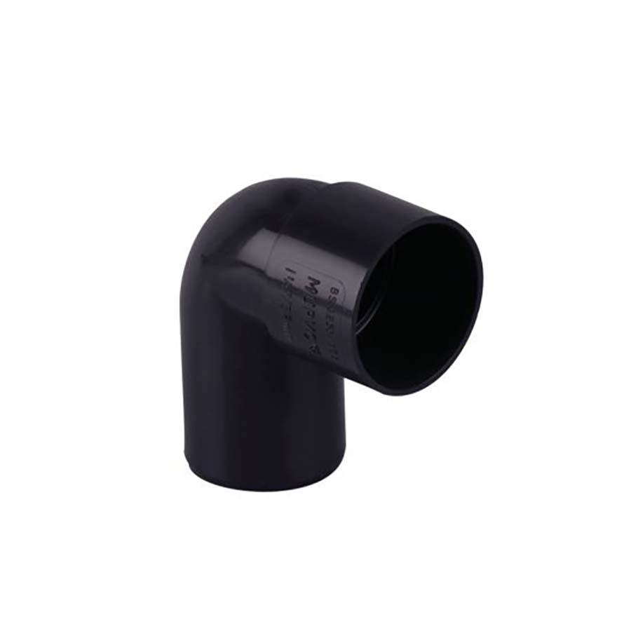 Picture of Brett Martin Solvent Waste Conversion Bend 40mm 90 degree Black W2210B
