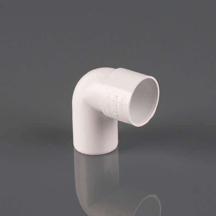 Picture of Brett Martin Solvent Waste Conversion Bend 40mm 90 degree White Polar W2210WP