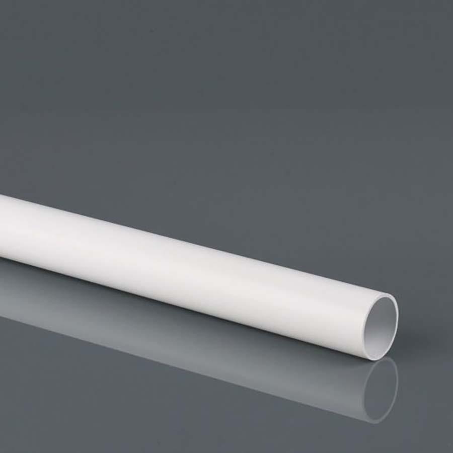 Picture of Brett Martin Solvent Waste Plain Ended Pipe 50mm 3m White Polar W3010WP