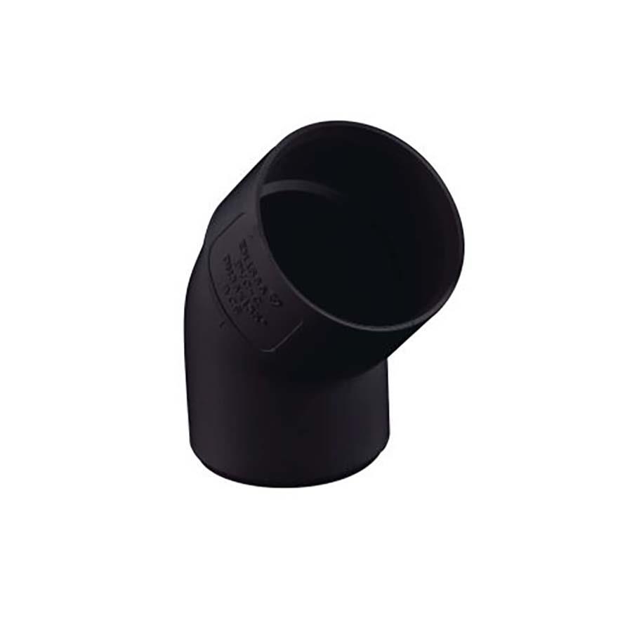 Picture of Brett Martin Solvent Waste Spigot Bend 40mm 135 degree Black W2230B