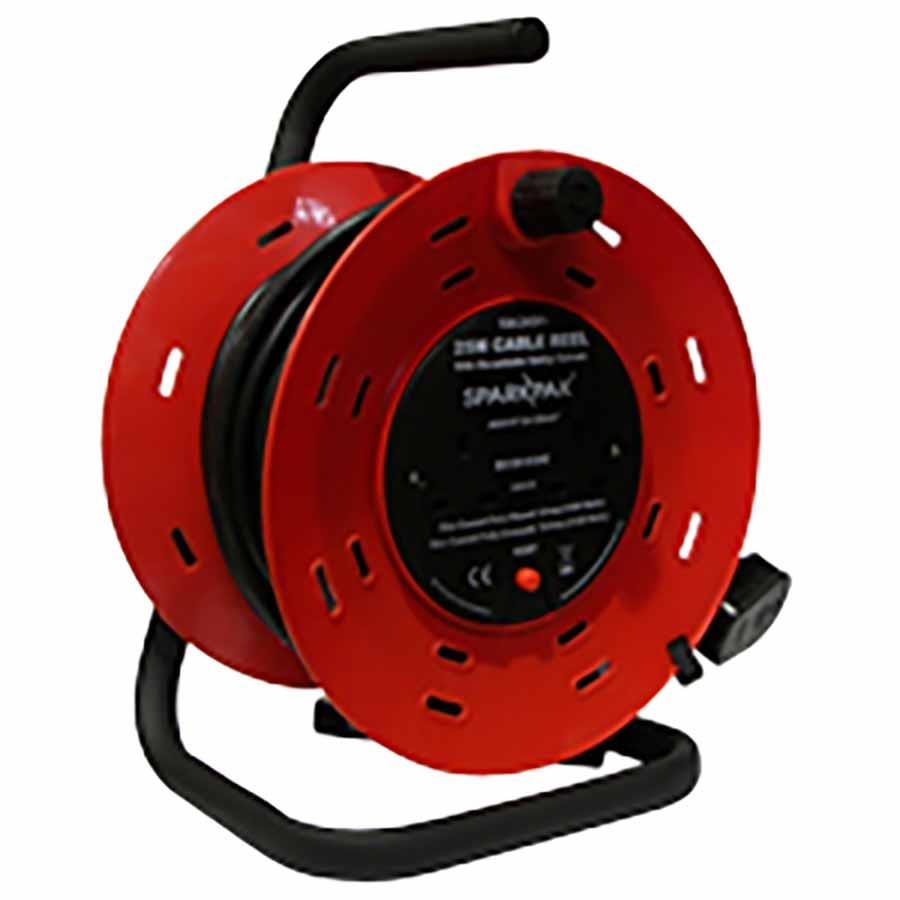Picture of Sparkpak Extension Reel 240v 2 Gang 25m