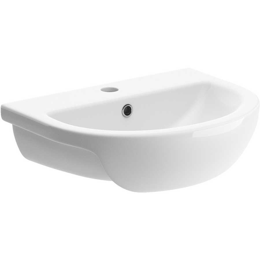 Picture of CBSH1829 Worcester 500x390mm 1TH Semi Recessed Basin