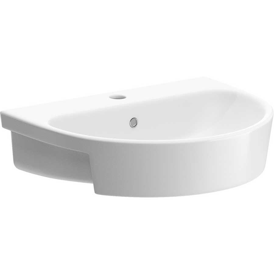 Picture of CBSH106135 Nuneaton 555x435mm 1TH Semi Recessed Basin