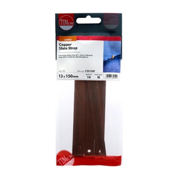 Show details for Timco Copper Straps 150mm Bag 10 Picture of Timco Copper Straps 150mm Bag 10