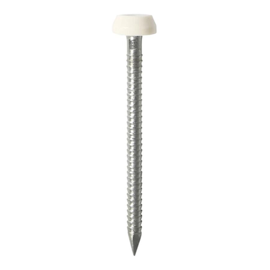 Picture of Timco Polymer Headed Stainless Steel Pins White 30mm Box 250