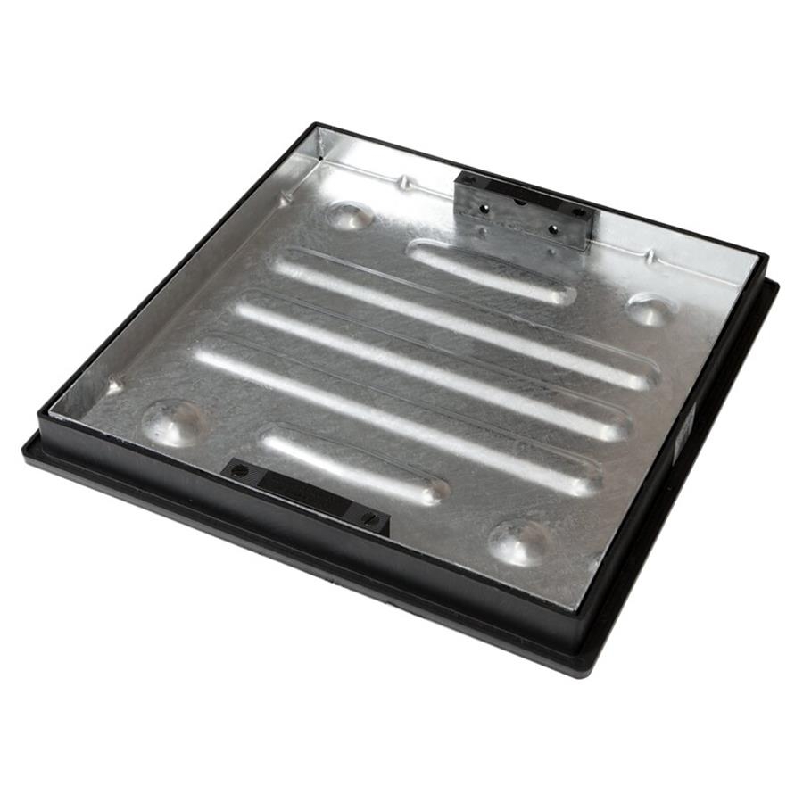 Picture of Clark Drain Square-Round Recessed Pavior Galv Cover & Frame 5T 450mm Dia 46mm CD450SR/46SL