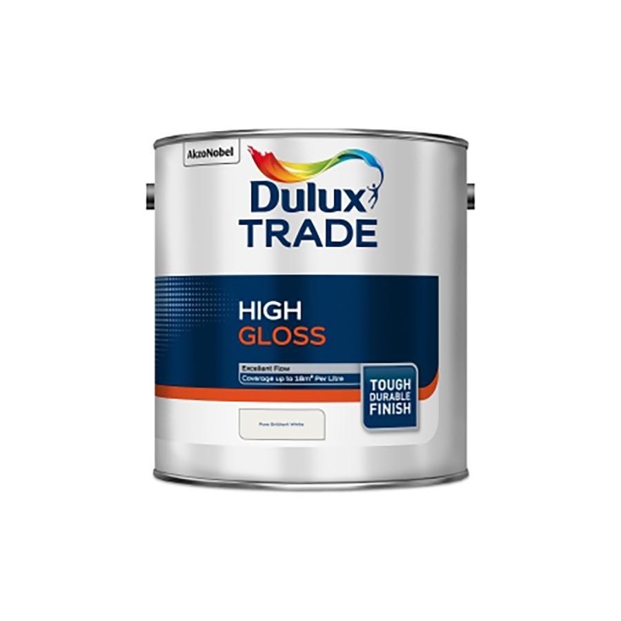 Picture of Dulux Trade High Gloss Pure Brilliant White 2.5L 