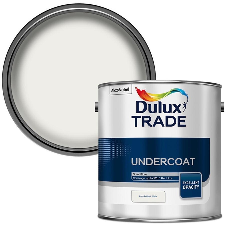 Picture of Dulux Trade Undercoat Brilliant White 2.5L 
